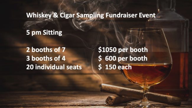 Whiskeys and Cigars Fundraiser